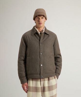 送料無料】ウール キーティング シャツジャケット／WOOL