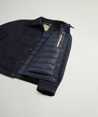 ウール キーティング シャツジャケット／WOOL KEATING