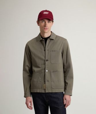 Hollington フランス製 コットンツイル スタンドカラージャケット OLD Hollington Stand Collar Jacket Mde in paris Size58 - jam-clothing
