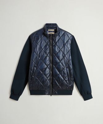 【送料無料】WOOLRICH/ウールリッチ ブラック ヤーン ナイロン ハイブリッド/BLACK YARN NYLON HYBRID WOOU2011 MELTON BLUE コート・ジャケット【三越伊勢丹/公式】
