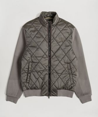 【送料無料】WOOLRICH/ウールリッチ ブラック ヤーン ナイロン ハイブリッド/BLACK YARN NYLON HYBRID WOOU2011 OFF TAUPE コート・ジャケット【三越伊勢丹/公式】