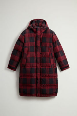 ≪送料無料≫バッファロー　チェック　ロング　パーカ　／　ＢＵＦＦＡＬＯ　ＣＨＥＣＫ　ＬＯＮＧ　ＰＡＲＫＡ　ＷＯＯＵＴ０３７Ｘ