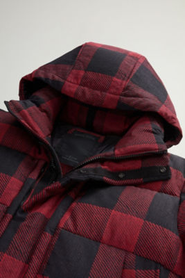 ≪送料無料≫バッファロー　チェック　ロング　パーカ　／　ＢＵＦＦＡＬＯ　ＣＨＥＣＫ　ＬＯＮＧ　ＰＡＲＫＡ　ＷＯＯＵＴ０３７Ｘ