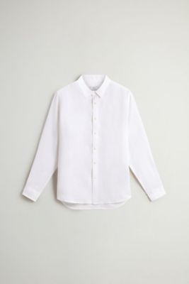＜WOOLRICH＞リネン　シャツ　／　ＬＩＮＥＮ　ＳＨＩＲＴ　ＧＤ　ＷＯＳＩ０１１３