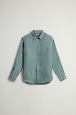 WOOLRICH/ウールリッチ リネン　シャツ　／　ＬＩＮＥＮ　ＳＨＩＲＴ　ＧＤ　ＷＯＳＩ０１１３