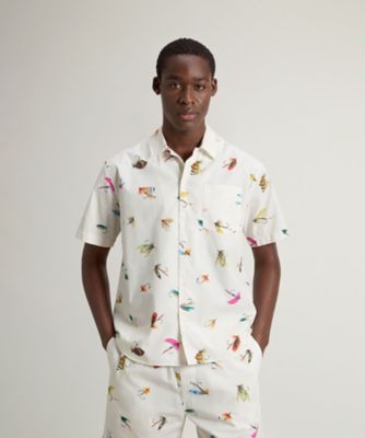プリンテッド　コットン　ポプリン　シャツ　／　ＰＲＩＮＴＥＤ　ＣＯＴＴＯＮ　ＰＯＰＬＩＮ　ＳＨＩＲＴ　ＷＯＳＩ０１６０