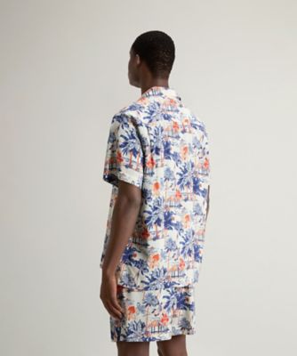 プリンテッド　レーヨン　キャンプ　シャツ　／　ＰＲＩＮＴＥＤ　ＲＡＹＯＮ　ＣＡＭＰ　ＳＨＩＲＴ　ＷＯＳＩ０１７６