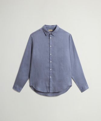 ＜WOOLRICH＞リネン　シャツ／ＬＩＮＥＮ　ＳＨＩＲＴ　　ＷＯＳＩ２０１３