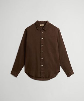 ＜WOOLRICH＞リネン　シャツ／ＬＩＮＥＮ　ＳＨＩＲＴ　　ＷＯＳＩ２０１３