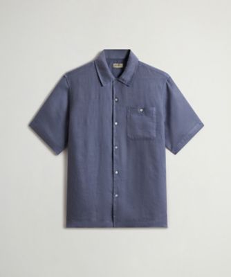 ショートスリーブ リネン シャツ／S／S LINEN SHIRT
