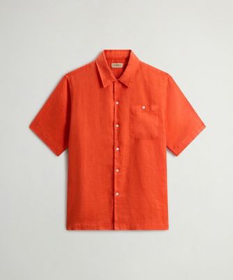 ショートスリーブ リネン シャツ／S／S LINEN SHIRT