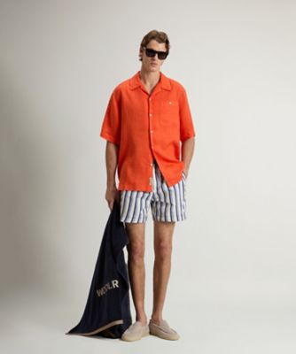 ショートスリーブ リネン シャツ／S／S LINEN SHIRT 
