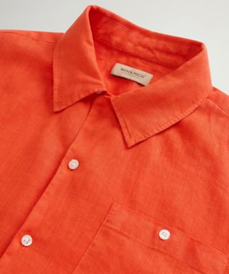 ショートスリーブ リネン シャツ／S／S LINEN SHIRT