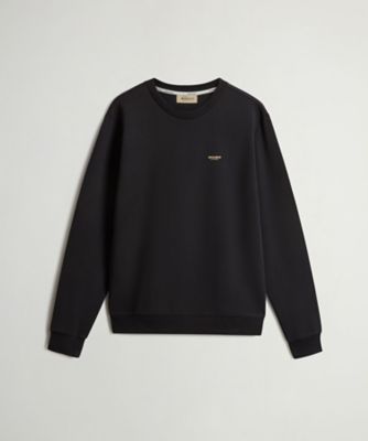 WOOLRICH/ウールリッチ ロゴ インターロック クルーネック/LOGO INTERLOCK CREWNECK WOSW2000 BLACK トップス【三越伊勢丹/公式】