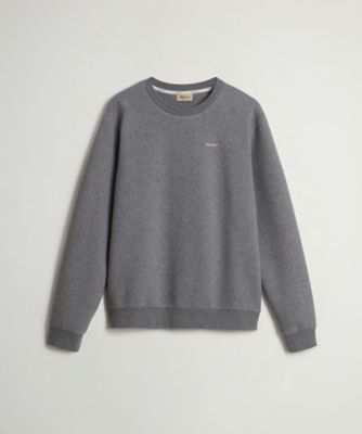 WOOLRICH/ウールリッチ ロゴ インターロック クルーネック/LOGO INTERLOCK CREWNECK WOSW2000 CHARCOAL MELANGE トップス【三越伊勢丹/公式】