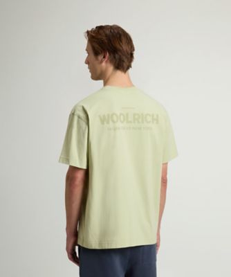 Woolrich ウールリッチ Tシャツ XL 70s フロッキープリント コットン グラフィック Tシャツ／COTTON GRAPHIC Tー