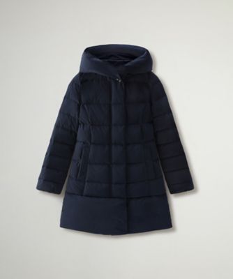 【送料無料】WOOLRICH/ウールリッチ パフィー プレスコット パーカ/PUFFY PRESCOTT PARKA WWOU0685 MELTONBLUE コート・ジャケット【三越伊勢丹/公式】