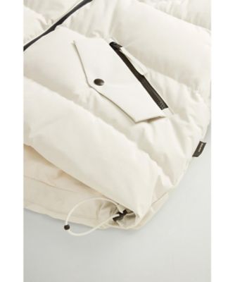 専用！WOOLRICH ゴアテックスコート　ピンクベージュXS 美品 WOOLRICH ゴアテックスモッズコート ピンクベージュ XS