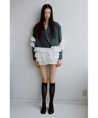 ＜CLANE (Women)＞ＦＲＩＬＬＥＤ　ＴＡＩＬＯＲＥＤ　ＪＡＣＫＥＴ　１０１０３ー０４２３