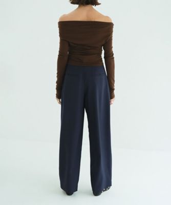 BASIC TUCK PANTS 10110ー7083 | CLANE (Women