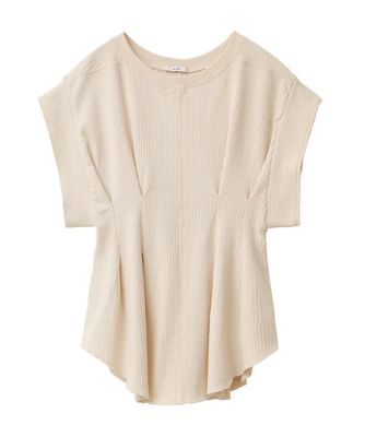 CLANE クラネ YAKKO SLEEVE HEAVY RIB TOPS | www.esn-ub.org