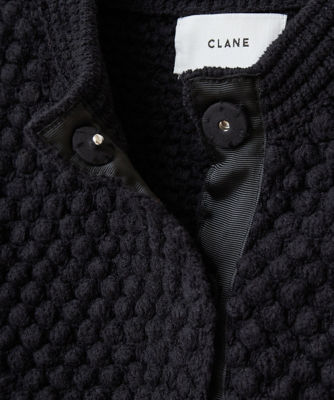 豪華 ☆CLANE☆3D DOT HALF SLEEVE KNIT CARDIGAN カーディガン/ボレロ