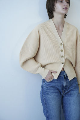 ＣＵＲＶＥ ＳＬＥＥＶＥ ＫＮＩＴ ＣＡＲＤＩＧＡＮ の通販 | 三越