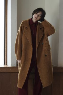 32000円で購入希望ですSHORT SHAGGY COCOON OVER COAT  Black