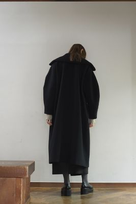 ＲＩＢ ＣＯＬＬＡＲ ＷＯＯＬ ＬＯＮＧ ＣＯＡＴ | ファッション・服