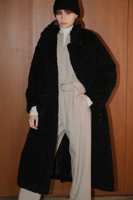 DOUBLE LONG BOA COAT | CLANE (Women)/クラネ