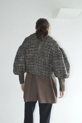 ＭＩＸ ＴＷＥＥＤ ＰＵＦＦ ＳＬＥＥＶＥ ＪＡＣＫＥＴ