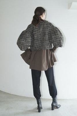 ＭＩＸ　ＴＷＥＥＤ　ＰＵＦＦ　ＳＬＥＥＶＥ　ＪＡＣＫＥＴ