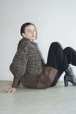 ＭＩＸ ＴＷＥＥＤ ＰＵＦＦ ＳＬＥＥＶＥ ＪＡＣＫＥＴ の通販 | 三越