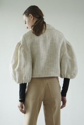 ＭＩＸ ＴＷＥＥＤ ＰＵＦＦ ＳＬＥＥＶＥ ＪＡＣＫＥＴ