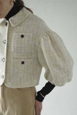 ＭＩＸ ＴＷＥＥＤ ＰＵＦＦ ＳＬＥＥＶＥ ＪＡＣＫＥＴ の通販 | 三越