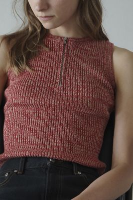 ＳＬＥＥＶＥＬＥＳＳ ＺＩＰ ＲＩＢ ＫＮＩＴ ＴＯＰＳ の通販 | 三越