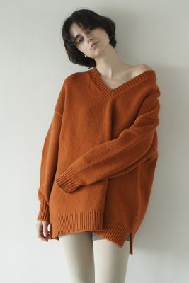 CLANE MIX COLOR V NECK KNITネット引用↓