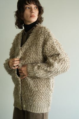 即購入OK CLANE MIXLOOP MOHAIR KNIT CARDIGAN MIX LOOP MOHAIR KNIT CARDIGAN