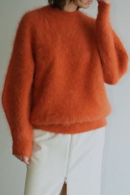 CLANE バルキースリーブアンゴラニットトップス CLANE バルキースリーブアンゴラニットトップス
