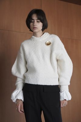 ＜CLANE (Women)＞ＢＲＯＯＣＨ　ＳＥＴ　ＳＯＦＴ　ＳＬＵＢ　ＫＮＩＴ　ＴＯＰＳ