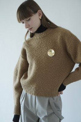 はるか様専用 BROOCH SET SOFT SLUB KNIT TOPS-