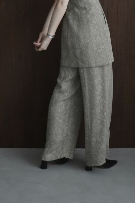 2WAY STRAIGHT TUCK PANTS | CLANE (Women