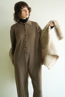 LOOSE KNIT ALL IN ONE | CLANE (Women)/クラネ 