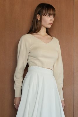 Ｖ ＮＥＣＫ ＳＨＯＲＴ ＫＮＩＴ ＴＯＰＳ | ファッション・服 | 三越 