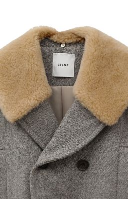 クラネ CLANE BOA COLLAR MILITARY COAT （IVORY