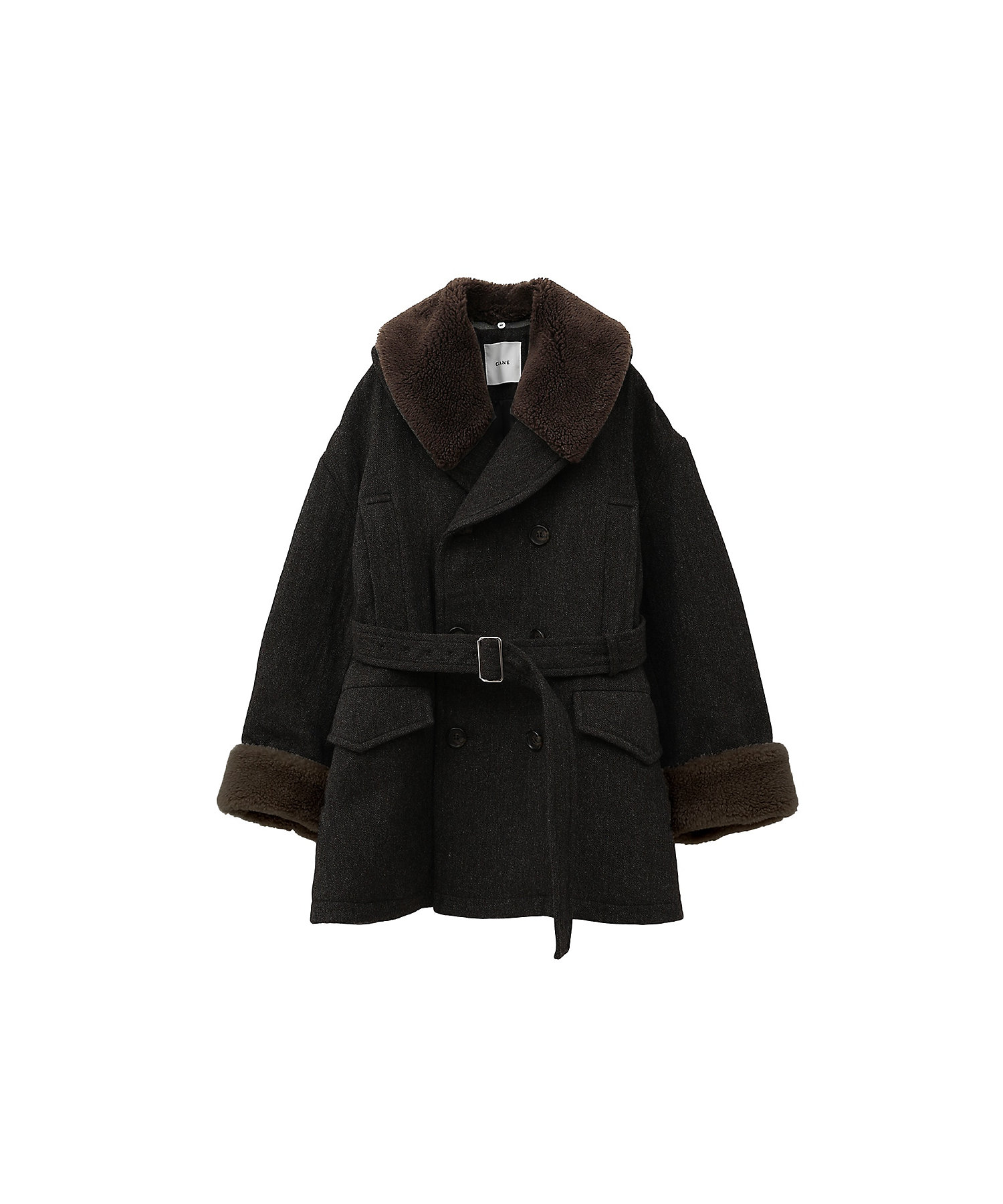 BOA COLLAR MILITARY COAT 17101 BOA COLLAR MILITARY COAT 17101