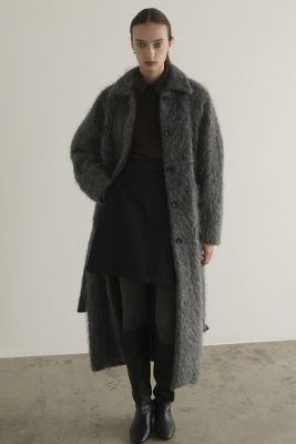 LONG SHAGGY LADY MAXI COAT 17101
