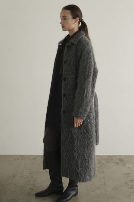 LONG SHAGGY LADY MAXI COAT 17101