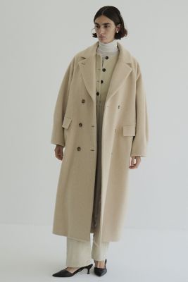 DOUBLE WOOL LONG COAT 17101－0052