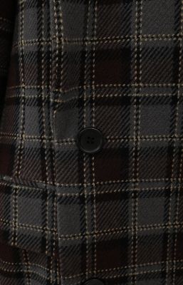 OVER SHOULDER PEAKED LAPEL COAT